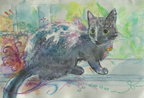 Sunshine Kiki - 5x7 Paper Print